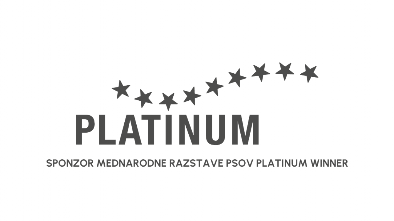 Mednarodna razstava psov PLATINUM Winner Mednarodna razstava psov PLATINUM Winner
